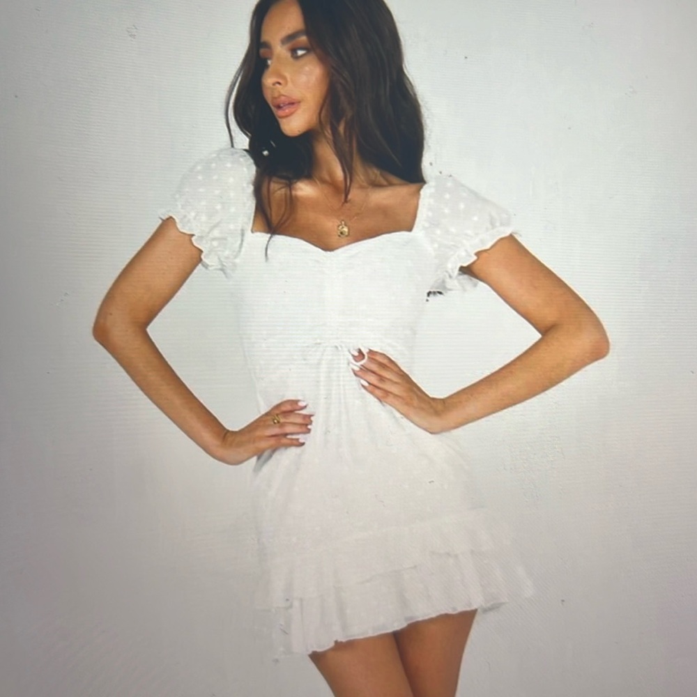 Princess Polly Ivory Mini Dress